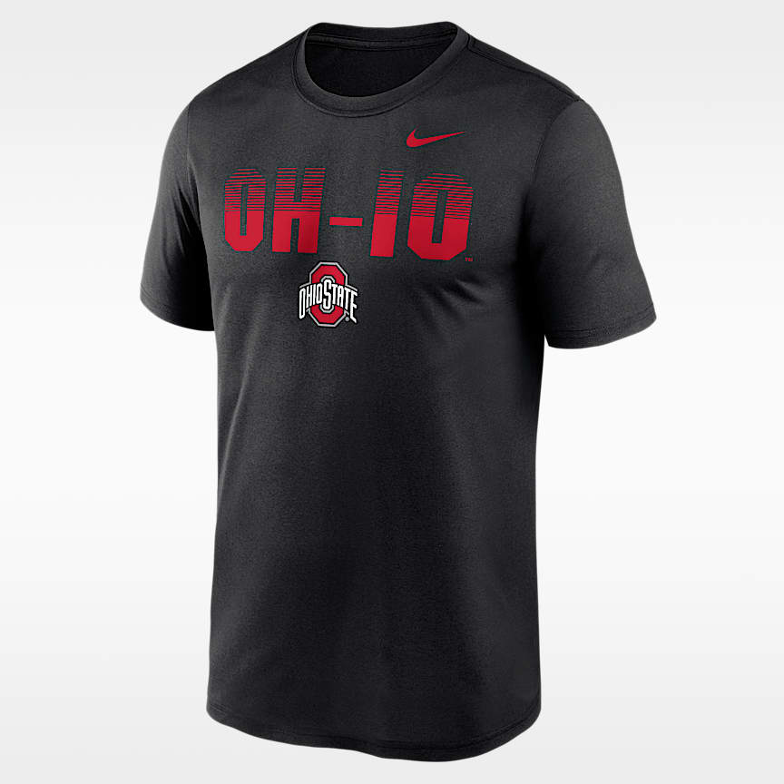Ohio State Sideline Men's Nike Dri-FIT College Long-Sleeve T-Shirt
